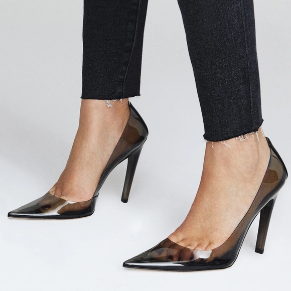 NEW Good American CINDER-F*CKING-RELLA PUMP Light Smoke. - Picture 4 of 8